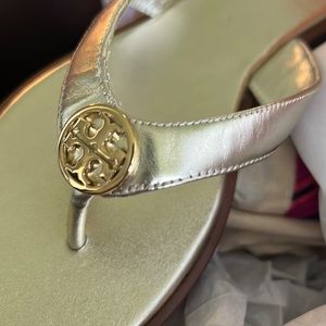 Tory Burch Benton sandals/ never worn